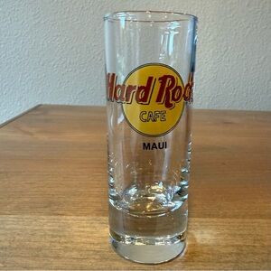 Hard Rock Cafe Maui collectible tall shot glass.